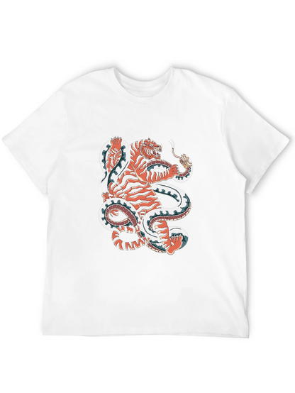 Tiger vs Snake Graphic Tee - Unique Design!
