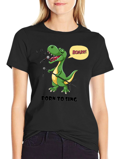 Born to Sing Dinosaur T-Shirt