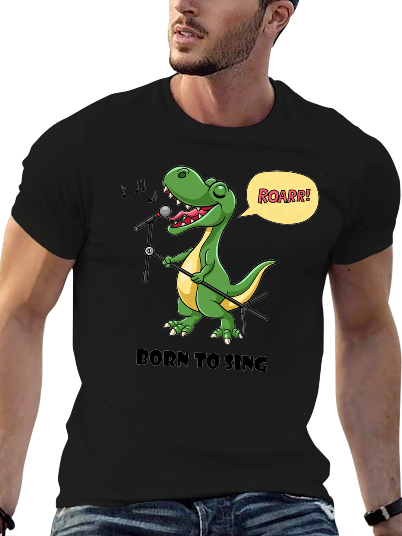 Born to Sing Dinosaur T-Shirt