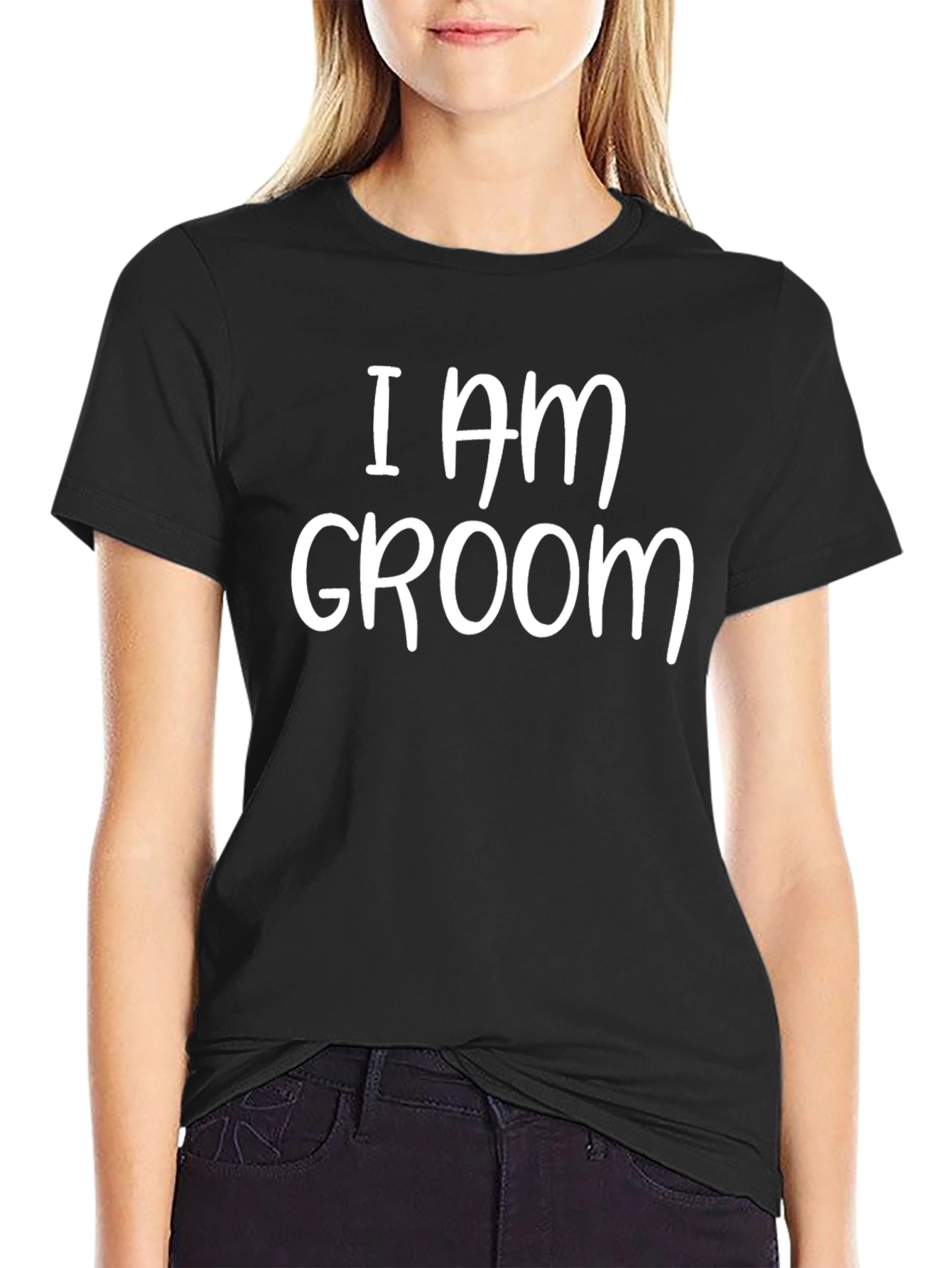 I AM GROOM - Stylish Wedding Party Tee