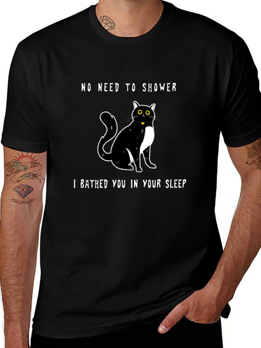 Funny Cat Bathed You T-Shirt