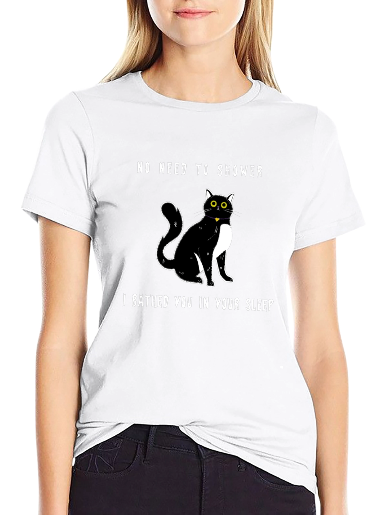 Funny Cat Bathed You T-Shirt