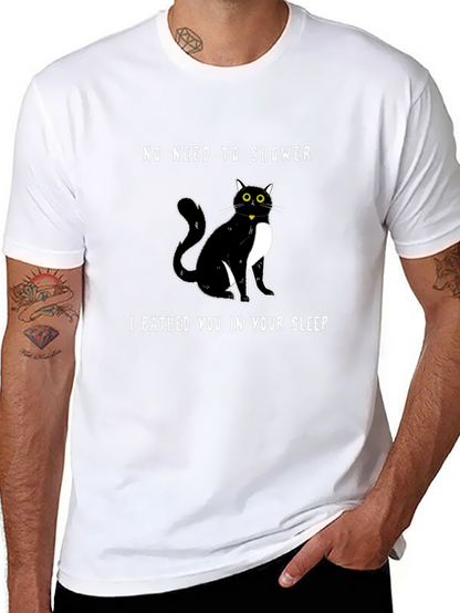 Funny Cat Bathed You T-Shirt