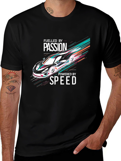 Fueled By Passion Car Graphic T-Shirt