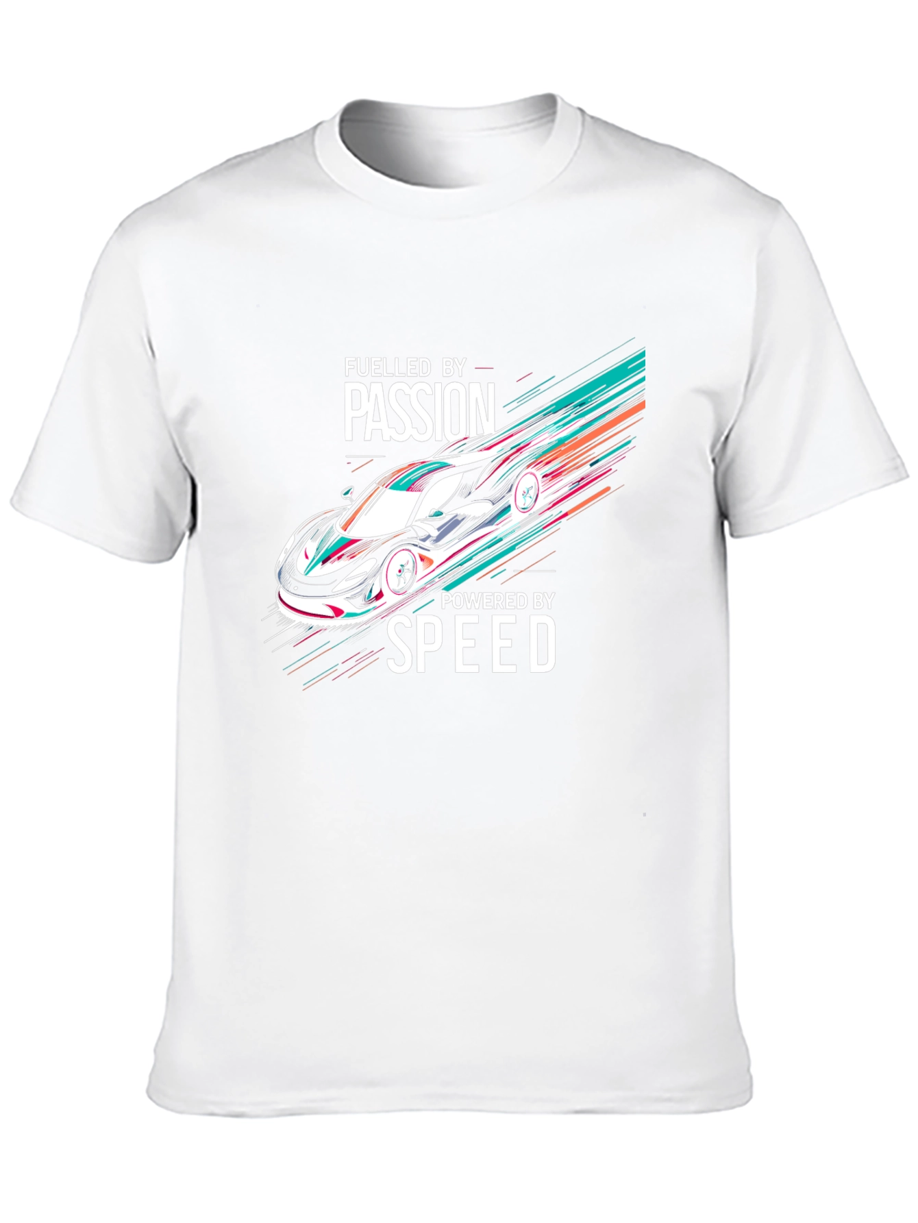 Fueled By Passion Car Graphic T-Shirt
