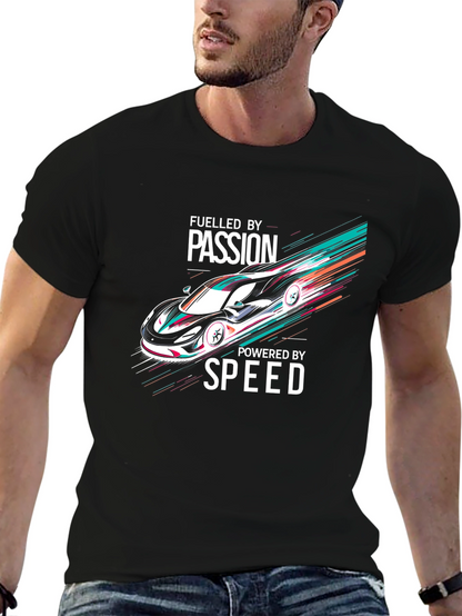 Fueled By Passion Car Graphic T-Shirt