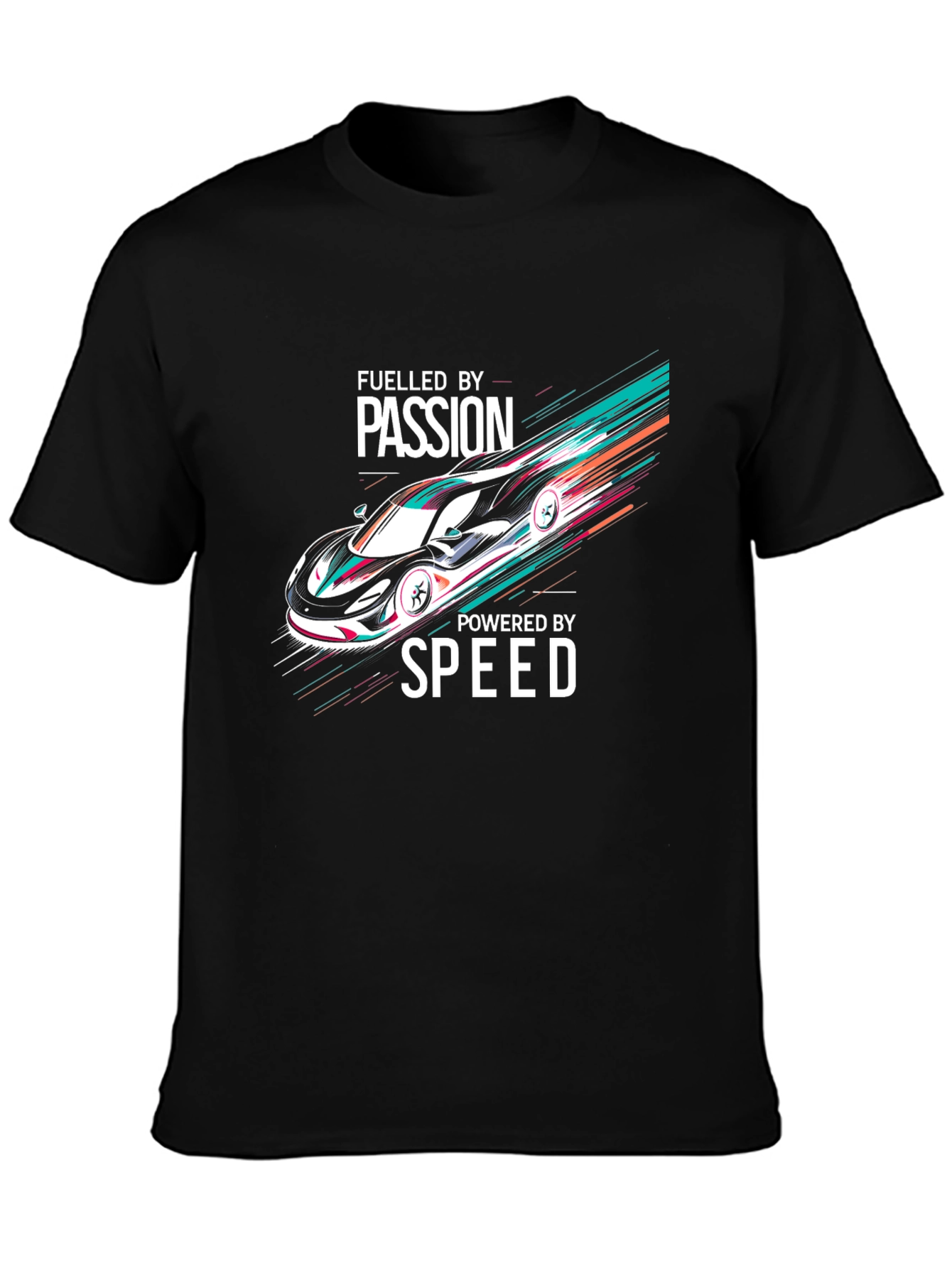 Fueled By Passion Car Graphic T-Shirt