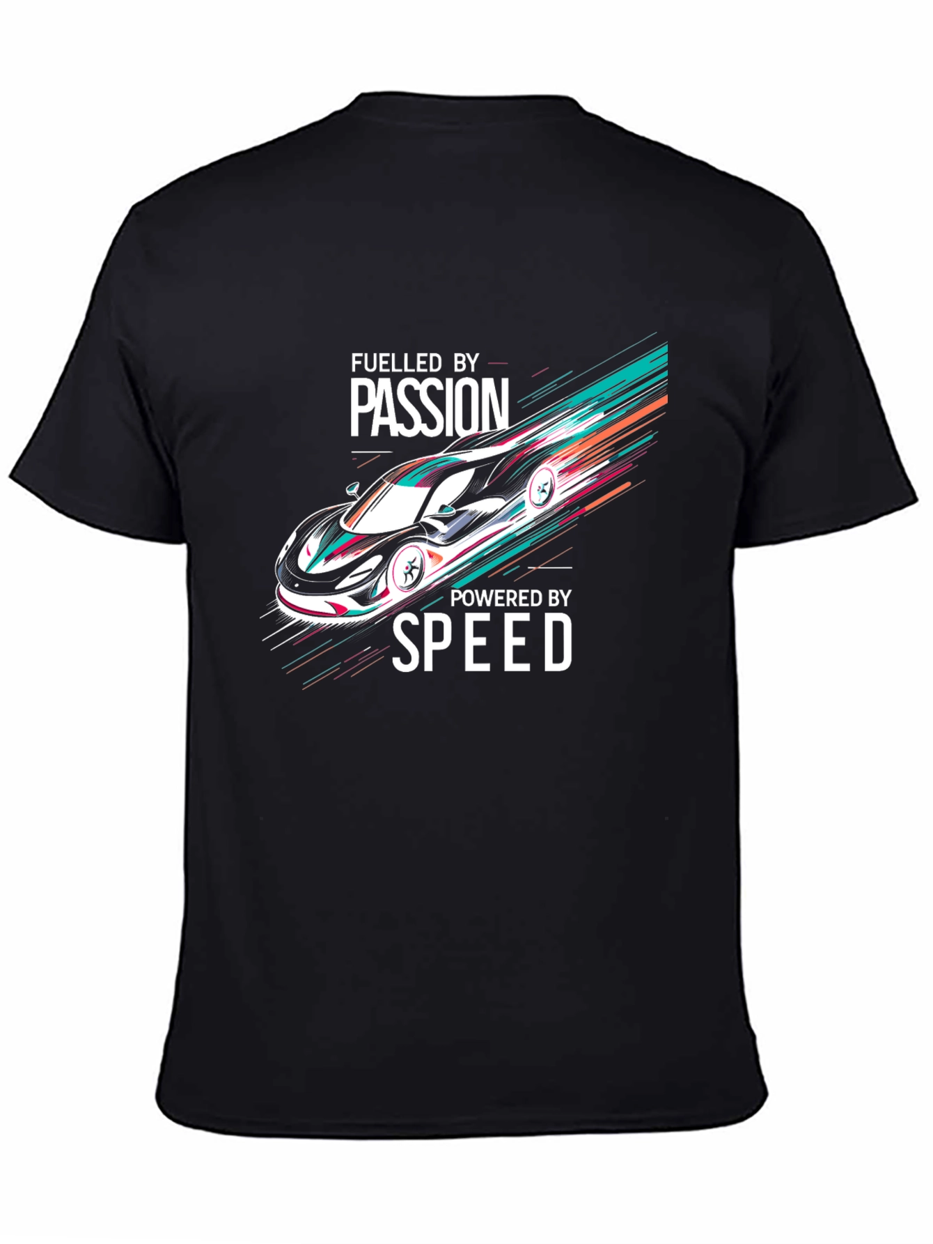 Fueled By Passion Car Graphic T-Shirt
