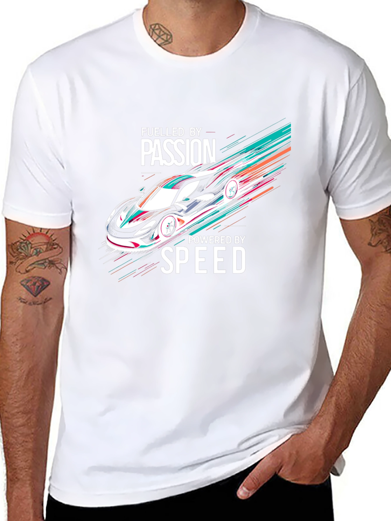 Fueled By Passion Car Graphic T-Shirt
