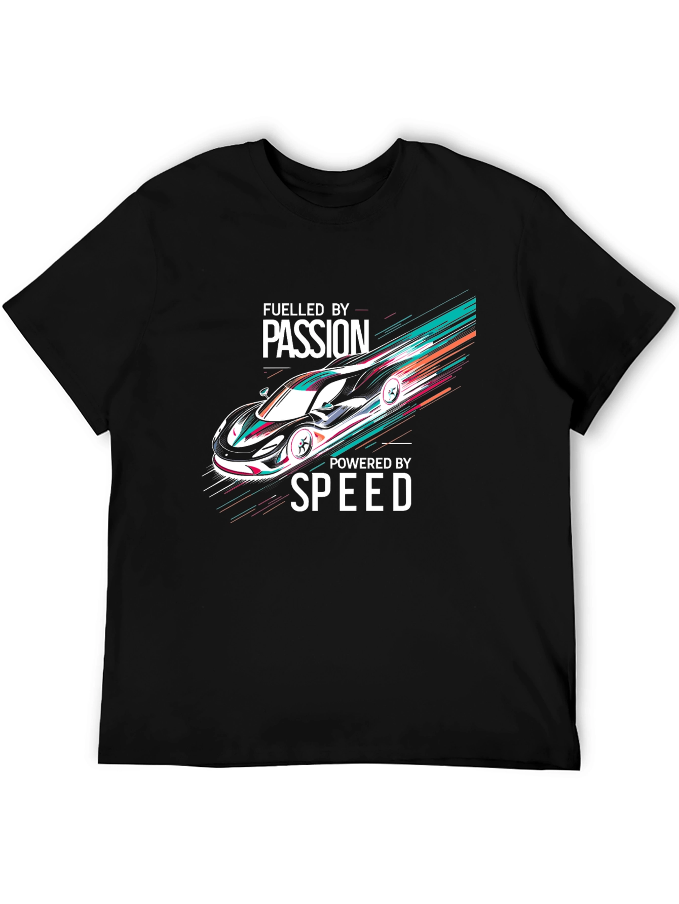 Fueled By Passion Car Graphic T-Shirt