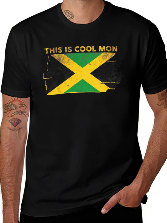 Jamaica Flag T-Shirt - This Is Cool Mon - Reggae Pride