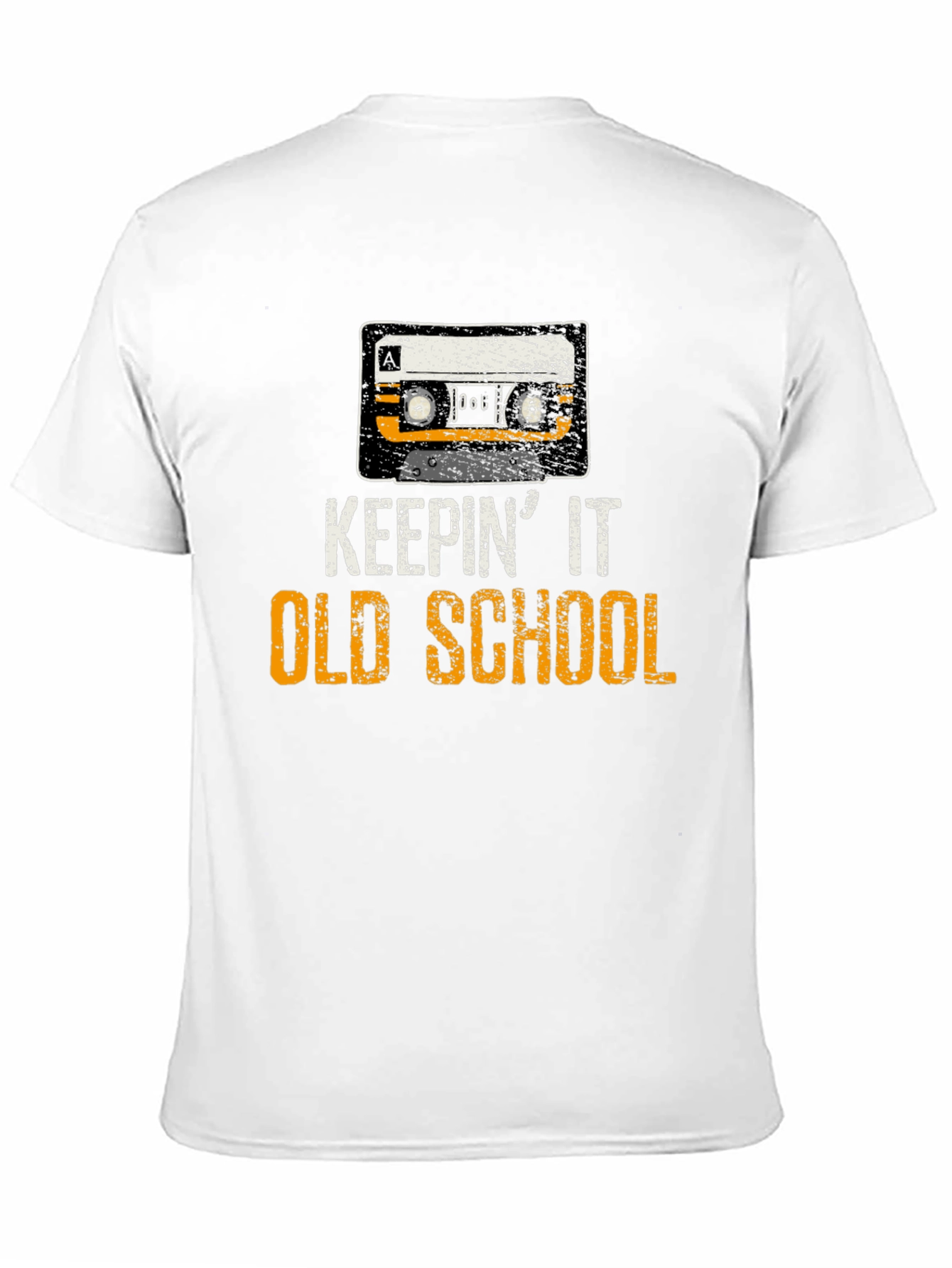 Keepin It Old School Cassette Tape Graphic T-Shirt