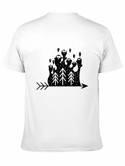 Eerie Forest Black Graphic Tee
