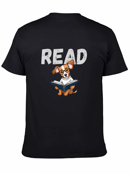 Read Dog T-Shirt - Unisex Black Tee
