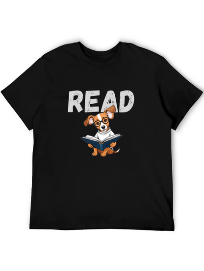 Read Dog T-Shirt - Unisex Black Tee