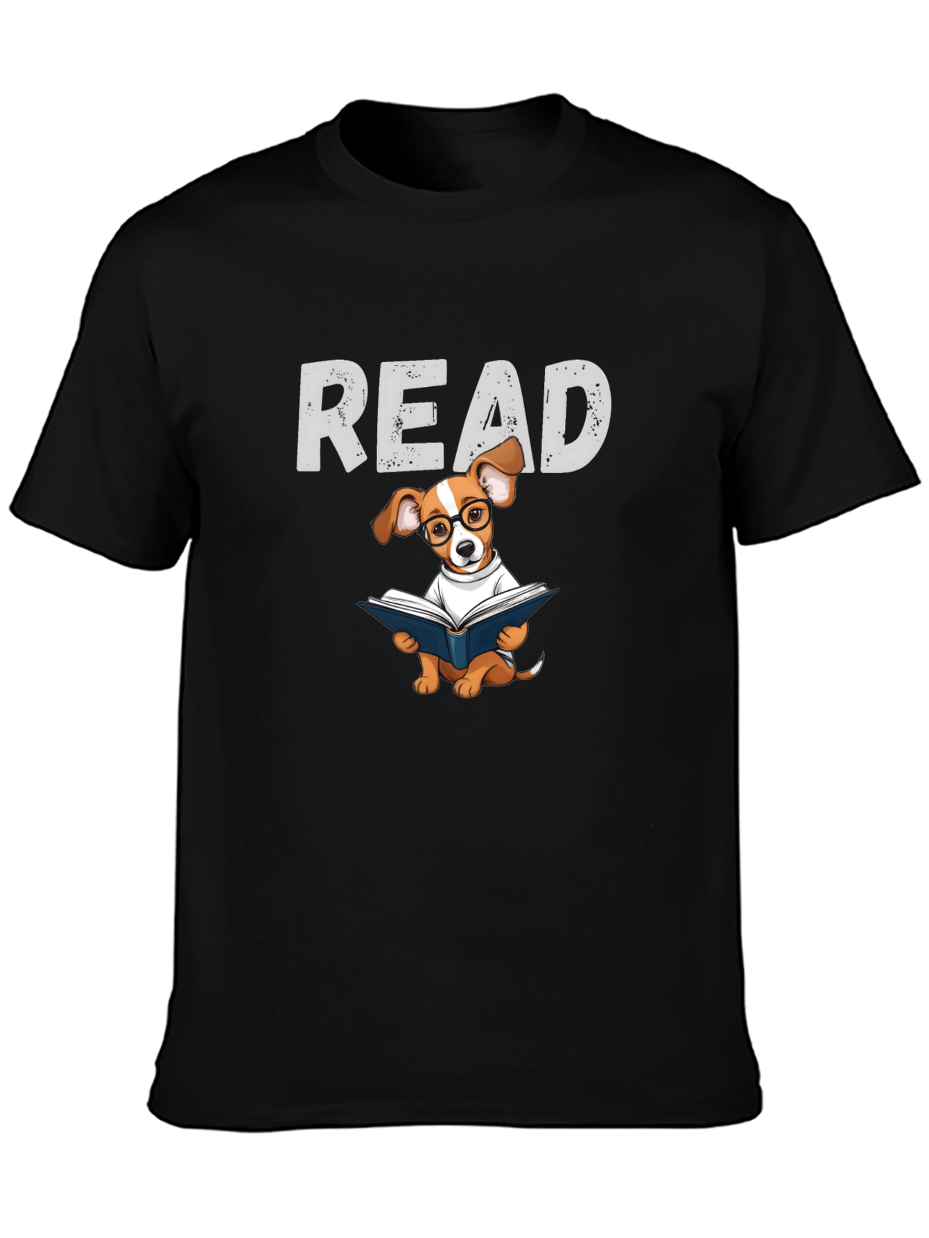 Read Dog T-Shirt - Unisex Black Tee