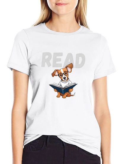 Read Dog T-Shirt - Unisex Black Tee