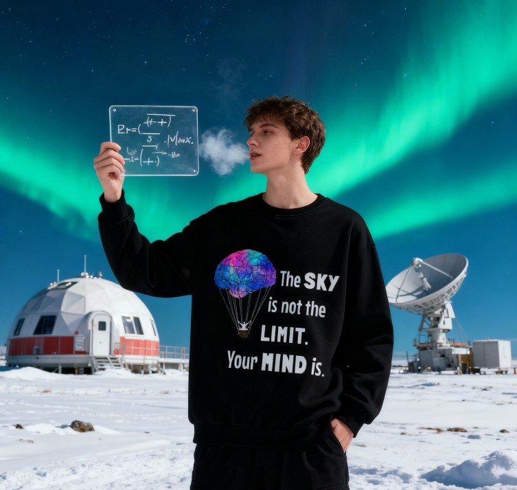 "The Sky Is Not the Limit" Mindset Crewneck