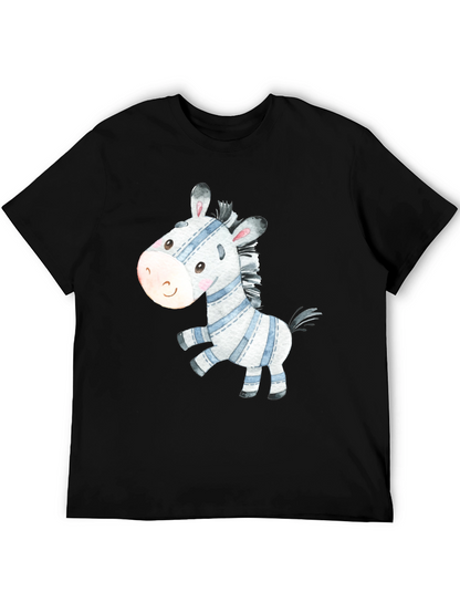 Cute Zebra Graphic Tee - Stylish Casual Wear