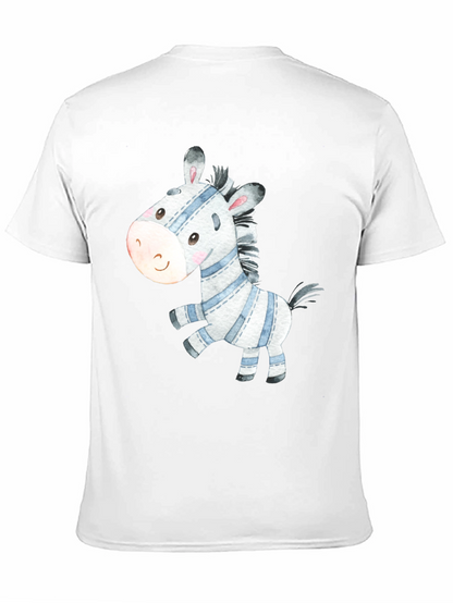Cute Zebra Graphic Tee - Stylish Casual Wear