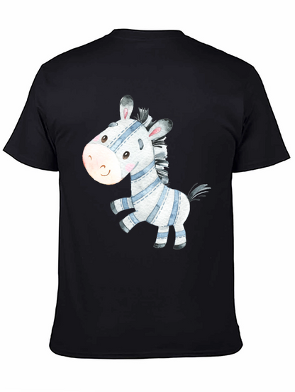 Cute Zebra Graphic Tee - Stylish Casual Wear