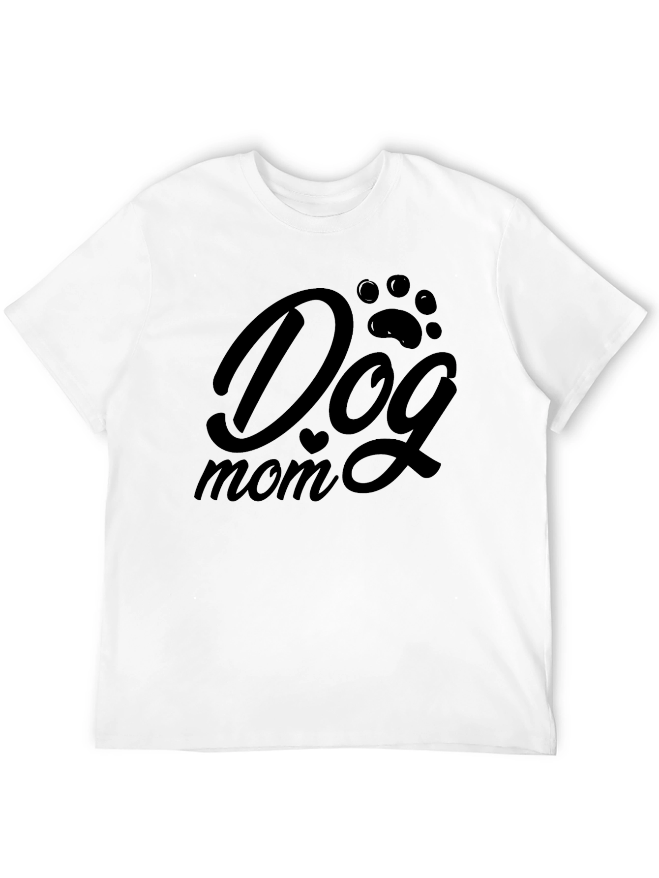 Dog Mom Black Graphic Tee