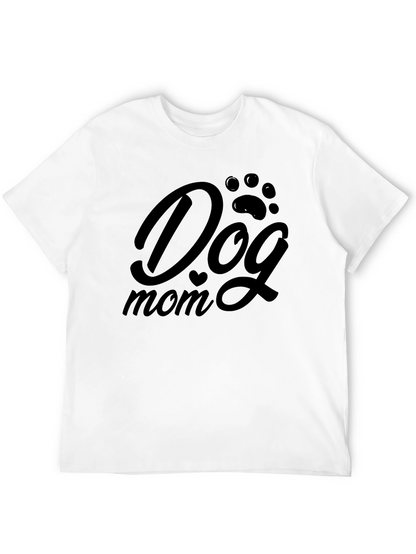 Dog Mom Black Graphic Tee