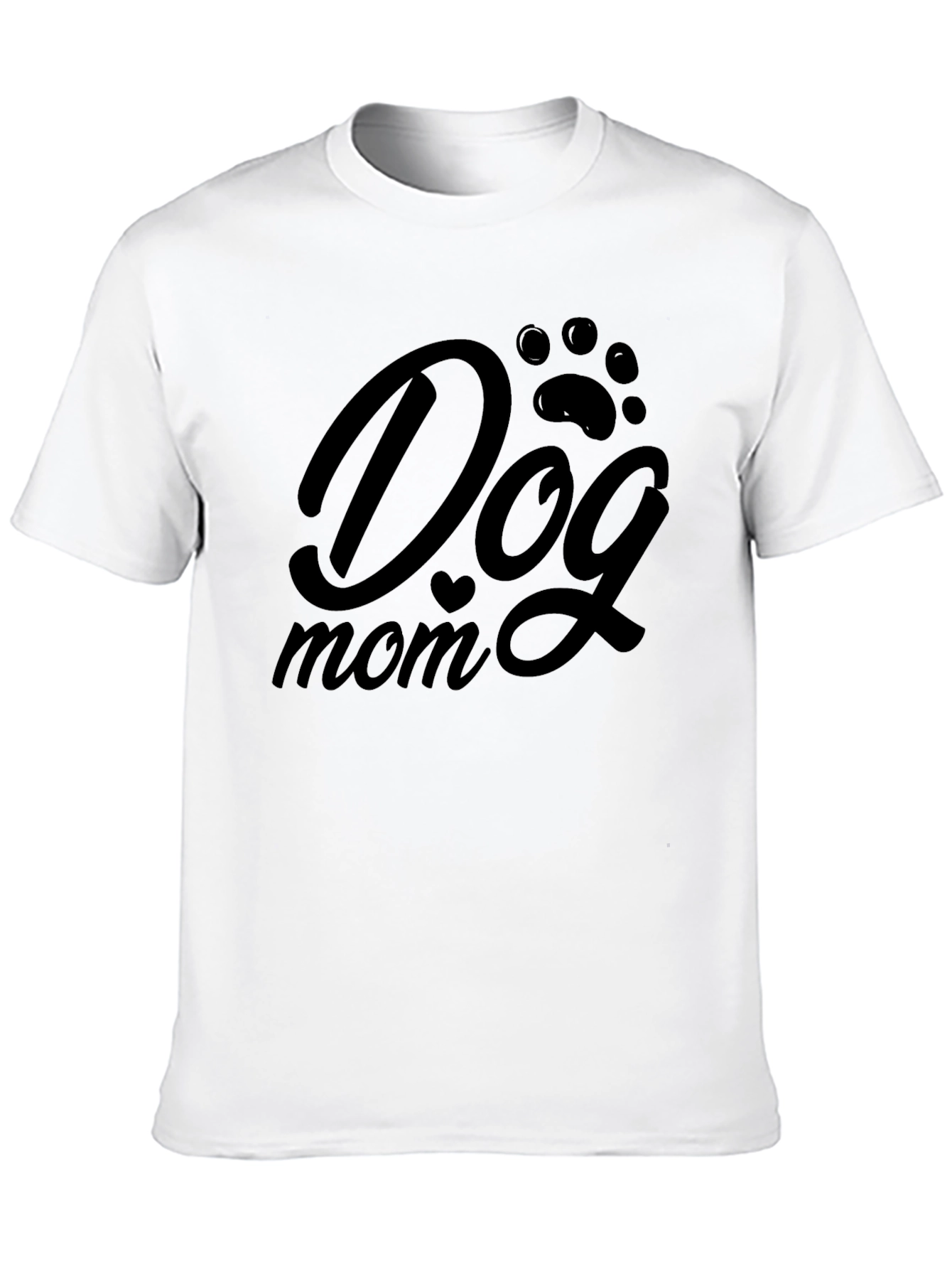 Dog Mom Black Graphic Tee