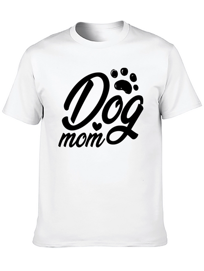 Dog Mom Black Graphic Tee
