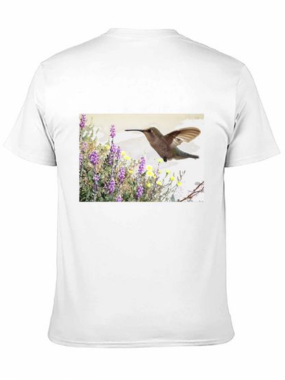 Hummingbird Graphic T-Shirt - Nature Inspired