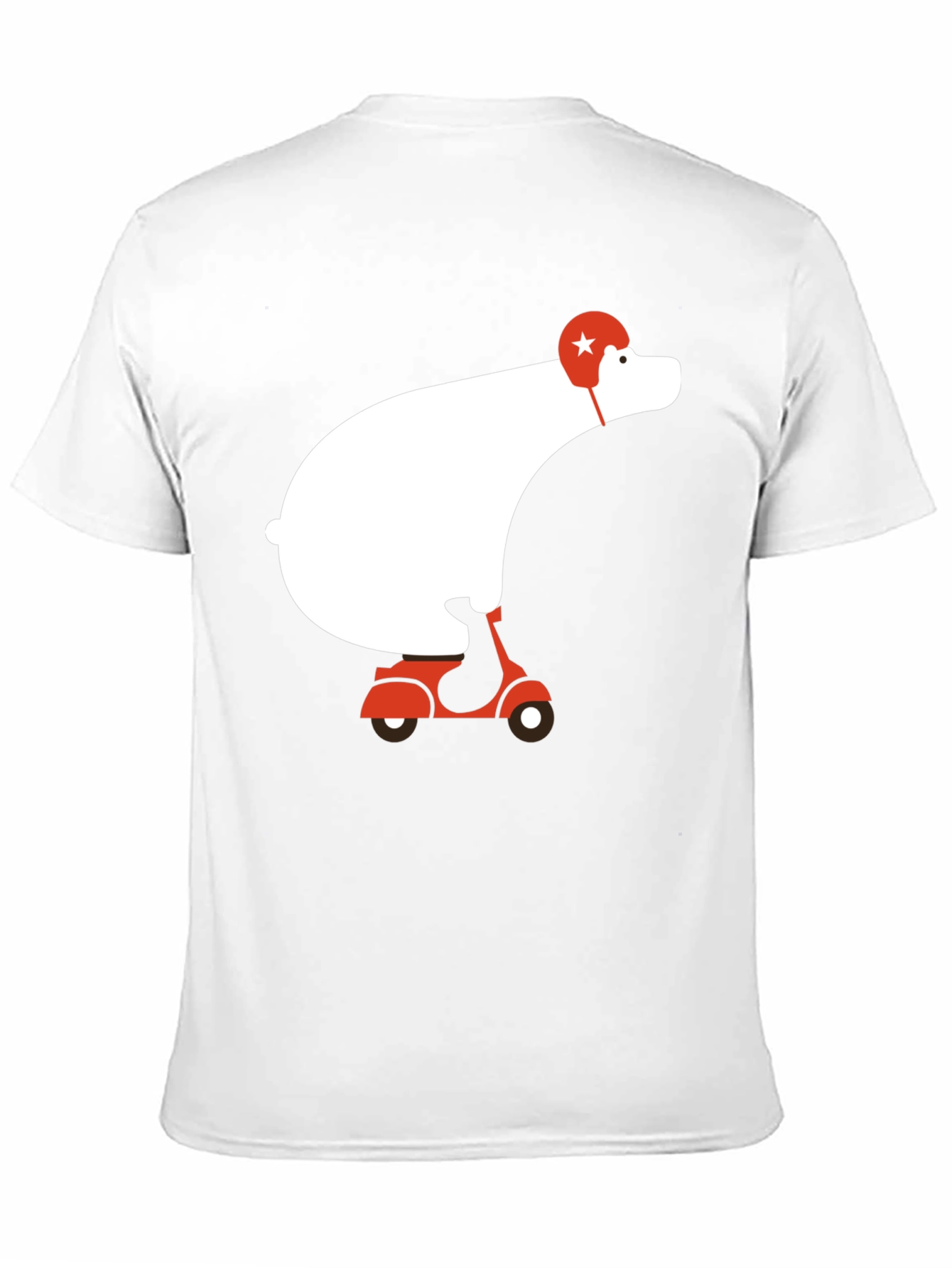 Bear on Scooter Graphic Tee - Cool Casual Style