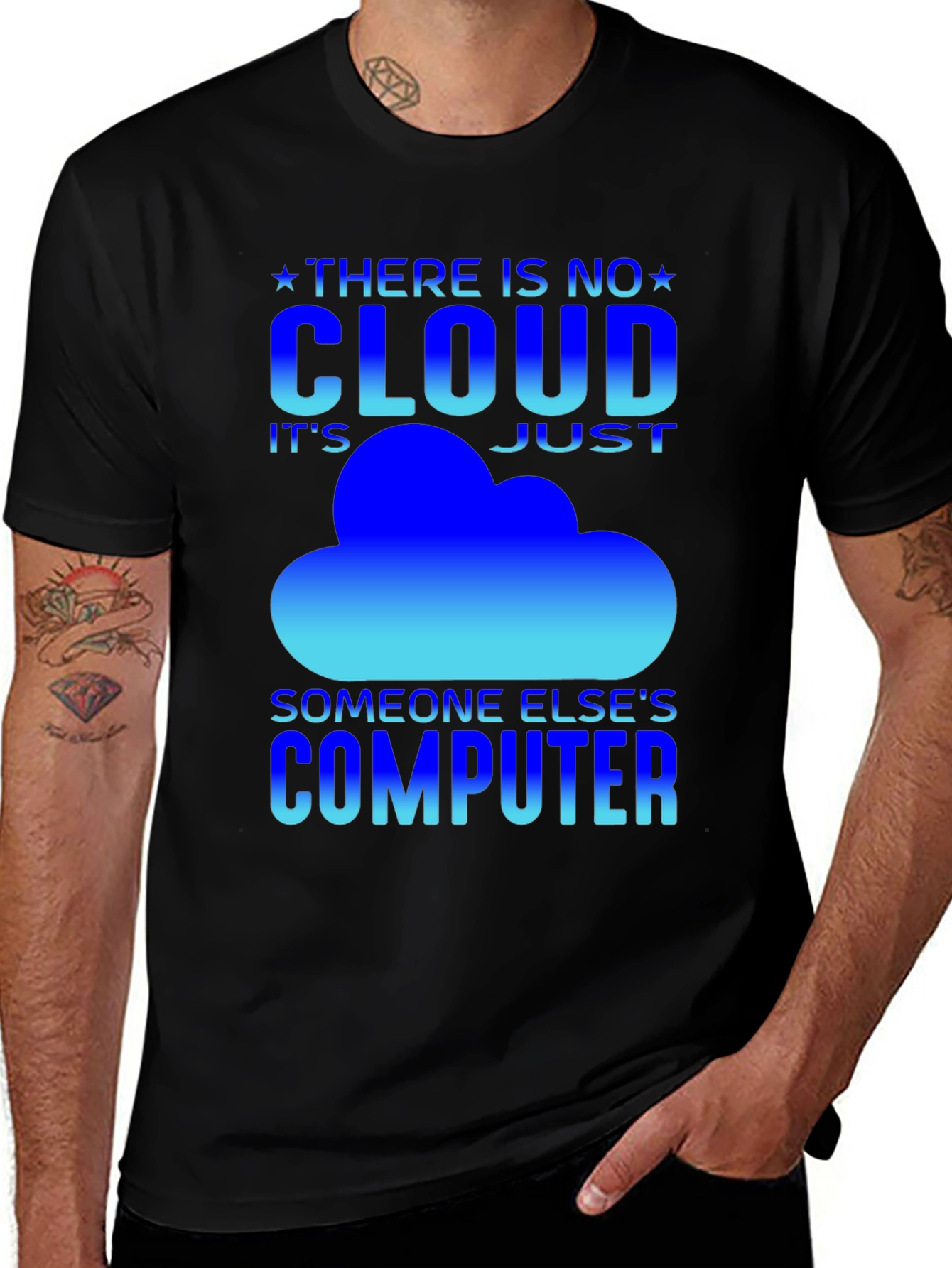 No Cloud Funny IT T-Shirt