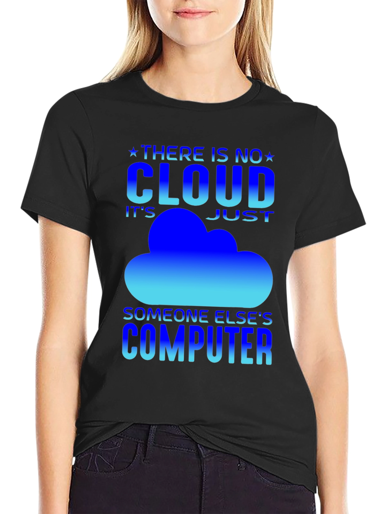 No Cloud Funny IT T-Shirt