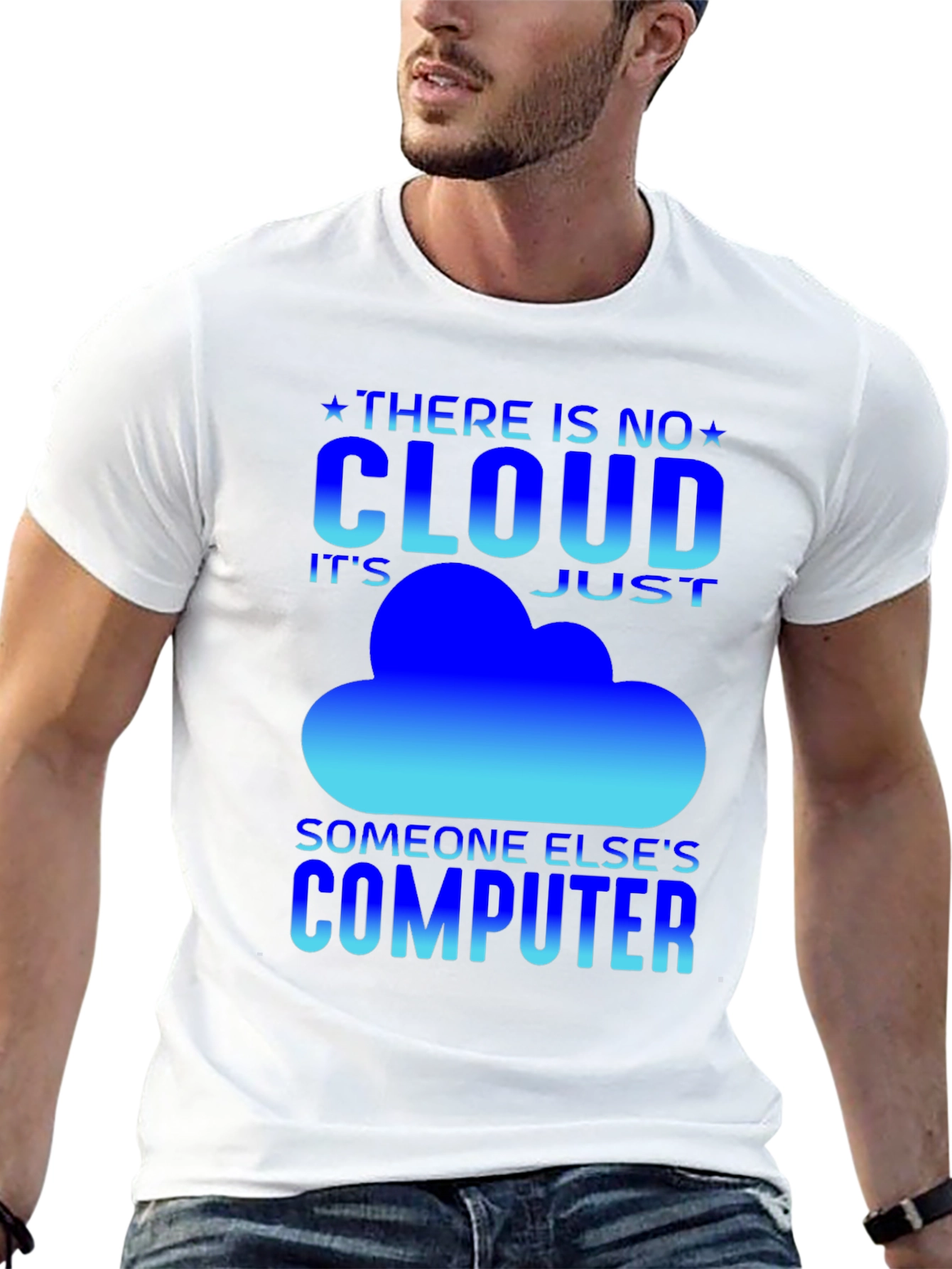 No Cloud Funny IT T-Shirt
