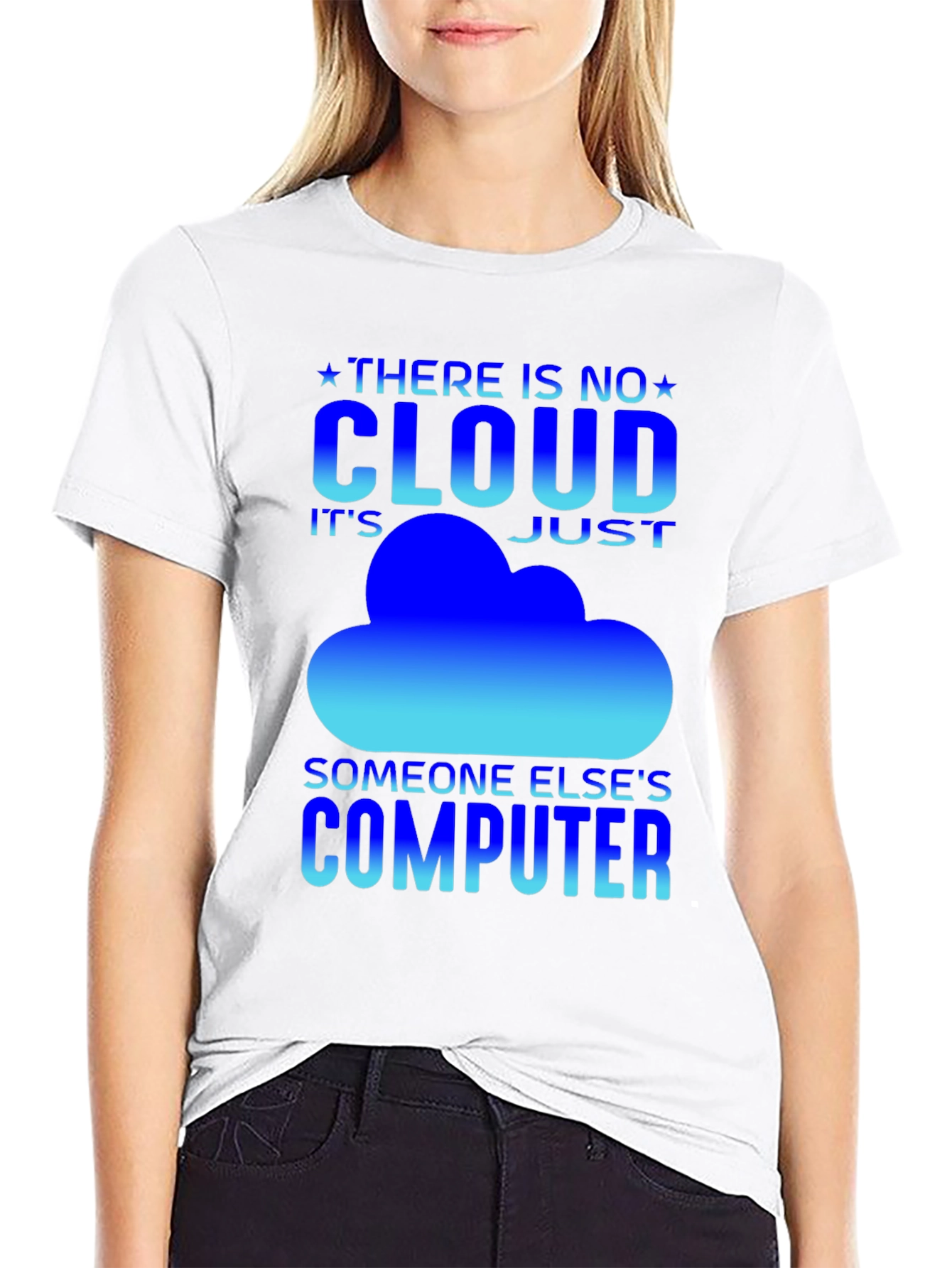 No Cloud Funny IT T-Shirt