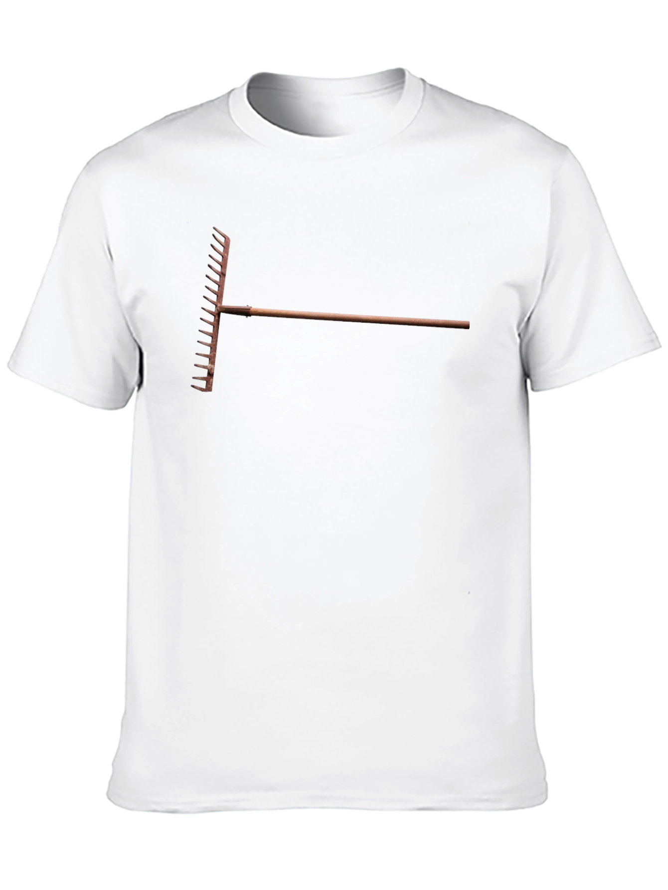 Rake Graphic T-Shirt - Unique Design Casual Wear