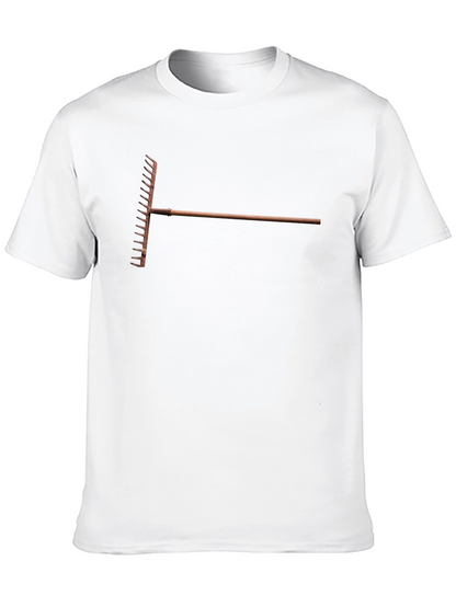 Rake Graphic T-Shirt - Unique Design Casual Wear
