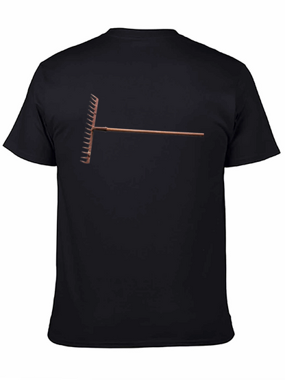 Rake Graphic T-Shirt - Unique Design Casual Wear