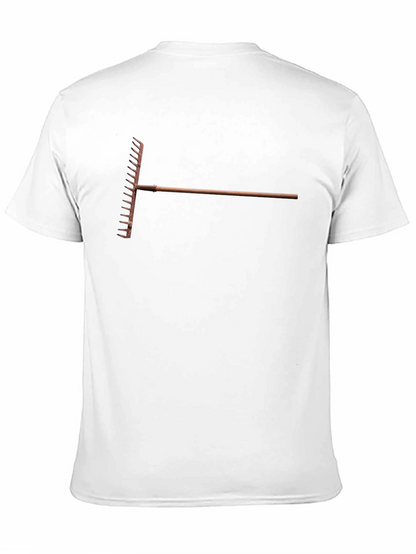 Rake Graphic T-Shirt - Unique Design Casual Wear