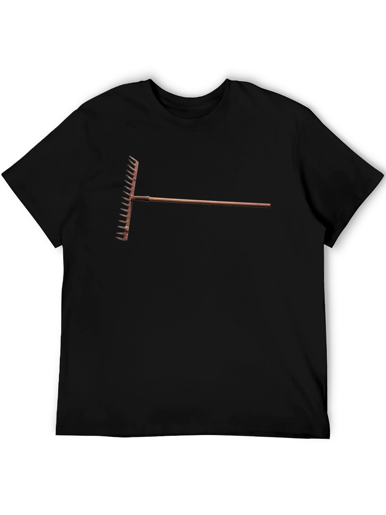 Rake Graphic T-Shirt - Unique Design Casual Wear