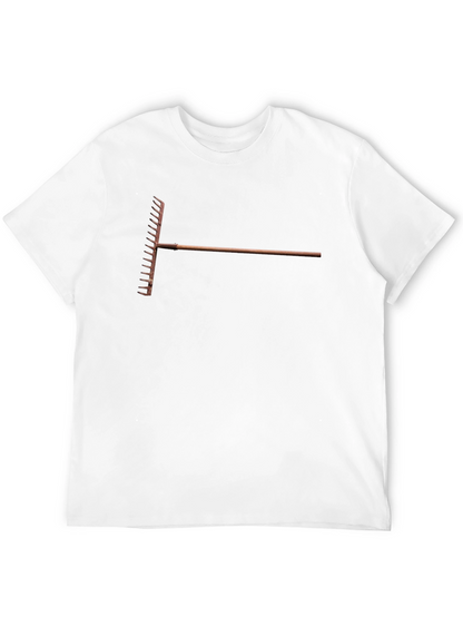 Rake Graphic T-Shirt - Unique Design Casual Wear