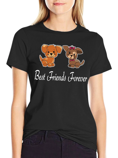 Best Friends Forever Dog Graphic Tee