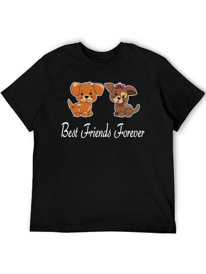 Best Friends Forever Dog Graphic Tee