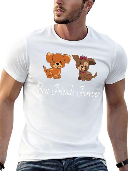 Best Friends Forever Dog Graphic Tee