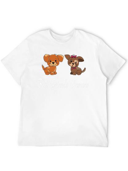Best Friends Forever Dog Graphic Tee
