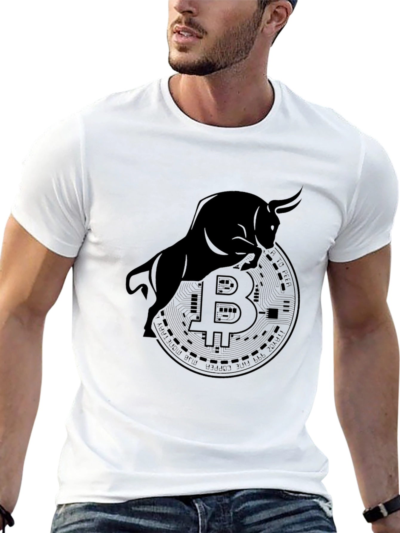 Bitcoin Bull T-Shirt - Crypto Investor Tee