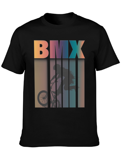 BMX Silhouette Graphic Tee - Retro Style