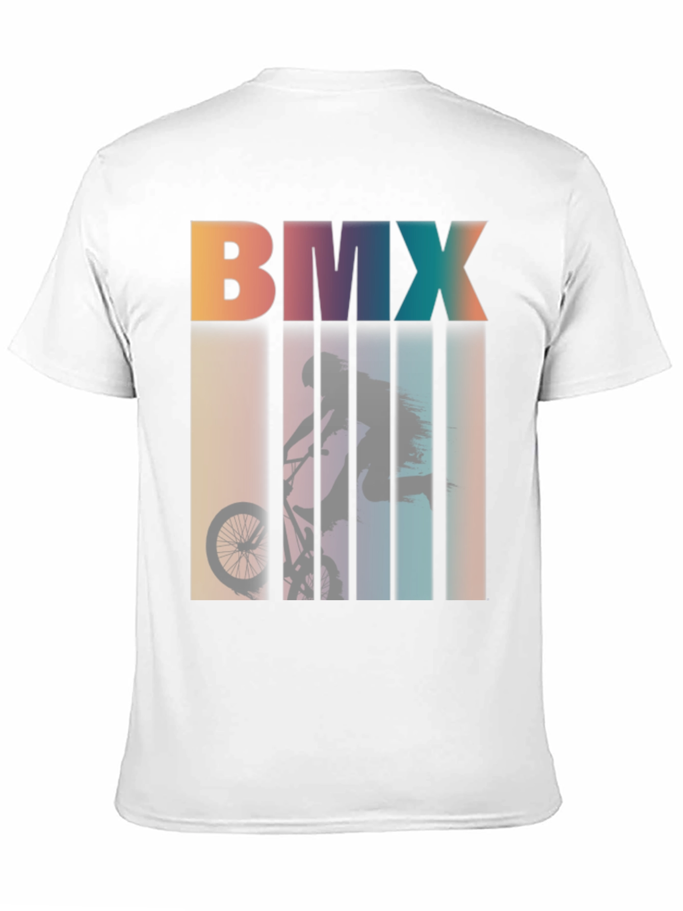 BMX Silhouette Graphic Tee - Retro Style