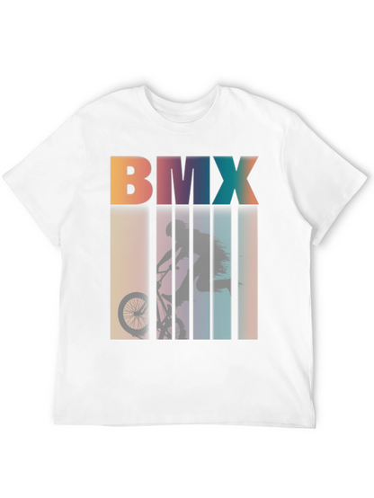 BMX Silhouette Graphic Tee - Retro Style
