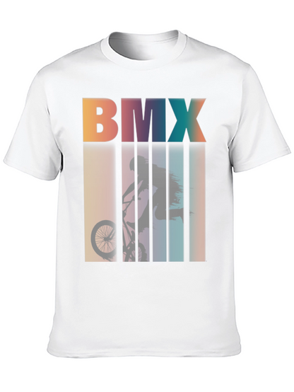 BMX Silhouette Graphic Tee - Retro Style